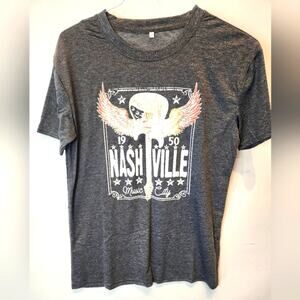 Neashville Music City Grey T-Shirt M
